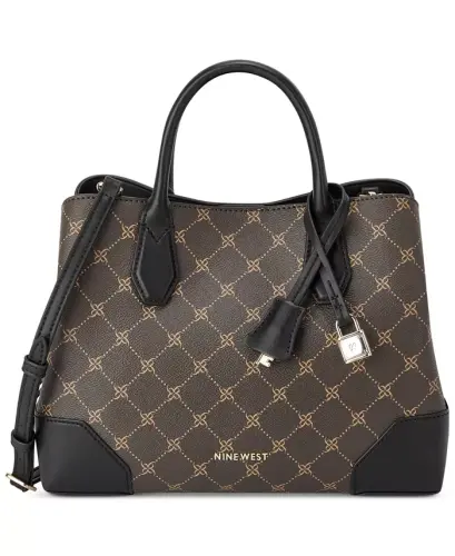 Brooklyn Jet Set Satchel-Black - 6