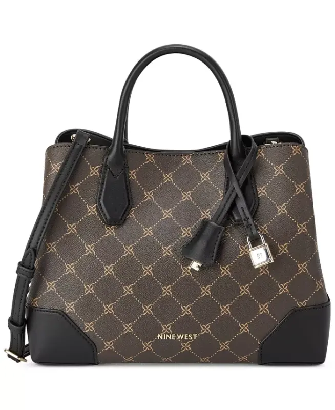 Brooklyn Jet Set Satchel-Black - 6