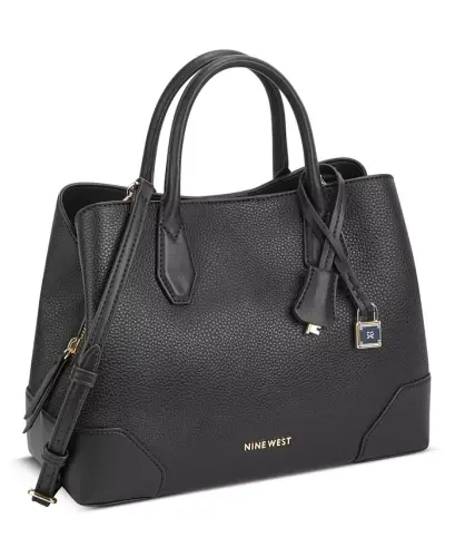 Brooklyn Jet Set Satchel-Black - 3