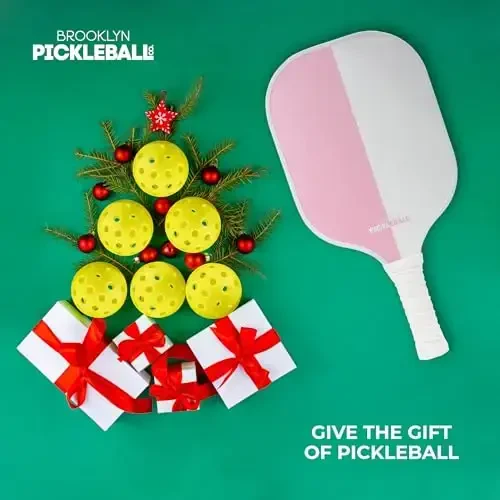 Brooklyn Pickleball Co. | Premium Carbon Fiber Paddle | USAPA Approved | Honeycomb Core | Cushioned Grip | Single Pickle-Ball Racket | 2025 Stylish Pickle Ball Paddles for All Skill Levels - 7