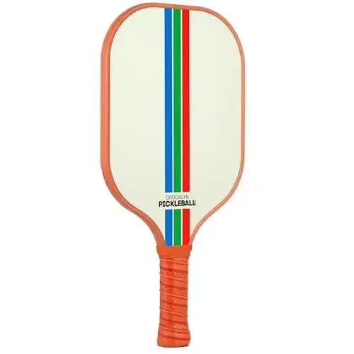 Brooklyn Pickleball Co. | Premium Carbon Fiber Paddle | USAPA Approved | Honeycomb Core | Cushioned Grip | Single Pickle-Ball Racket | 2025 Stylish Pickle Ball Paddles for All Skill Levels - BROOKLYN PICKLEBALL CO. (1)
