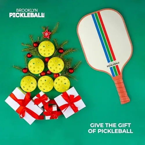 Brooklyn Pickleball Co. | Premium Carbon Fiber Paddle | USAPA Approved | Honeycomb Core | Cushioned Grip | Single Pickle-Ball Racket | 2025 Stylish Pickle Ball Paddles for All Skill Levels - 7