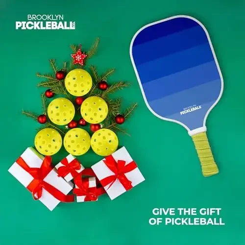 Brooklyn Pickleball Co. | Premium Carbon Fiber Paddle | USAPA Approved | Honeycomb Core | Cushioned Grip | Single Pickle-Ball Racket | 2025 Stylish Pickle Ball Paddles for All Skill Levels - 7