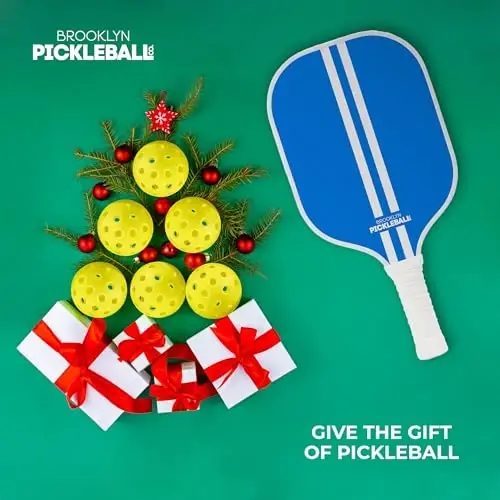 Brooklyn Pickleball Co. | Premium Carbon Fiber Paddle | USAPA Approved | Honeycomb Core | Cushioned Grip | Single Pickle-Ball Racket | 2025 Stylish Pickle Ball Paddles for All Skill Levels - 7