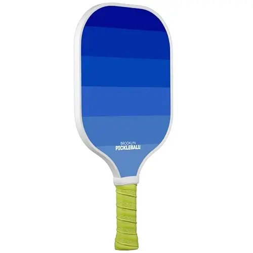 Brooklyn Pickleball Co. | Premium uglerod tolali eshkak | USAPA tomonidan tasdiqlangan | Asalari uyasi yadrosi | Yumshoq tutqich | Yagona Pickle-Ball raketkasi | Barcha mahorat darajalari uchun 2025 yilgi zamonaviy Pickle Ball eshkaklari - 2