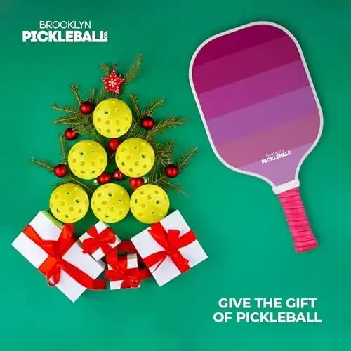 Brooklyn Pickleball Co. | Premium uglerod tolali paddle | USAPA tomonidan tasdiqlangan | Asalari uyasi yadrosi | Yumshoq tutqich | Yagona Pickle-Ball raketkasi | Barcha mahorat darajalari uchun 2025 yilgi zamonaviy Pickle Ball eshkaklari - 7