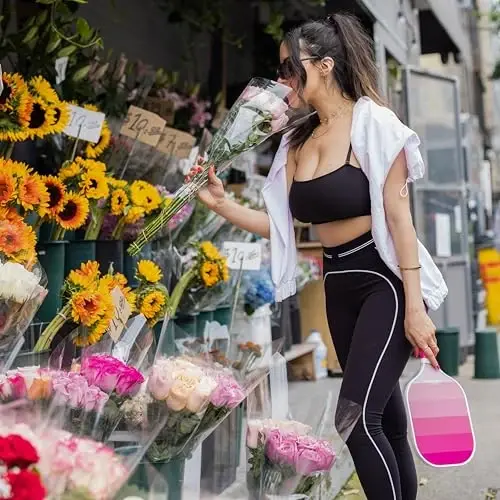 Brooklyn Pickleball Co. | Premium uglerod tolali paddle | USAPA tomonidan tasdiqlangan | Asalari uyasi yadrosi | Yumshoq tutqich | Yagona Pickle-Ball raketkasi | Barcha mahorat darajalari uchun 2025 yilgi zamonaviy Pickle Ball eshkaklari - 6