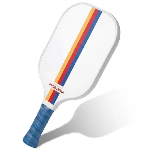 Brooklyn Pickleball Co. | USAPA Approved Carbon Fiber Pickle Ball Paddle | Honeycomb Core | Ribbed Comfort Cushion Grip | Single Pickle-Ball Racket - 1