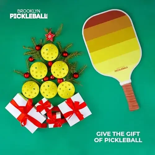 Brooklyn Pickleball Co. | Premium Carbon Fiber Paddle | USAPA Approved | Honeycomb Core | Cushioned Grip | Single Pickle-Ball Racket | 2025 Stylish Pickle Ball Paddles for All Skill Levels - 7