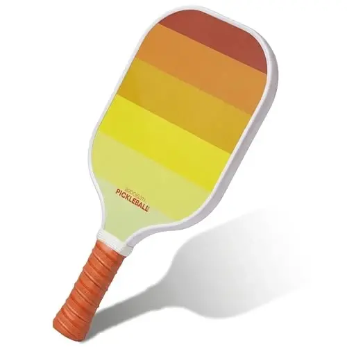 Brooklyn Pickleball Co. | Premium Carbon Fiber Paddle | USAPA Approved | Honeycomb Core | Cushioned Grip | Single Pickle-Ball Racket | 2025 Stylish Pickle Ball Paddles for All Skill Levels - 1
