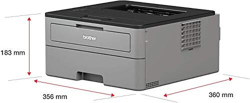 Brother HL-L2300D Monoxromli Lazer Printer ikki tomondan bosib chiqarish imkoniyati bilan - 1