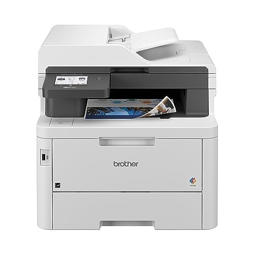 Brother MFC-L3780CDW Wireless Digital Color All-in-One Printer with Laser Quality Output, Single Pass Duplex Copy & Scan | Includes 4 Month Refresh Subscription Trial ¹ Modazone Dash Replenishment Ready - 1