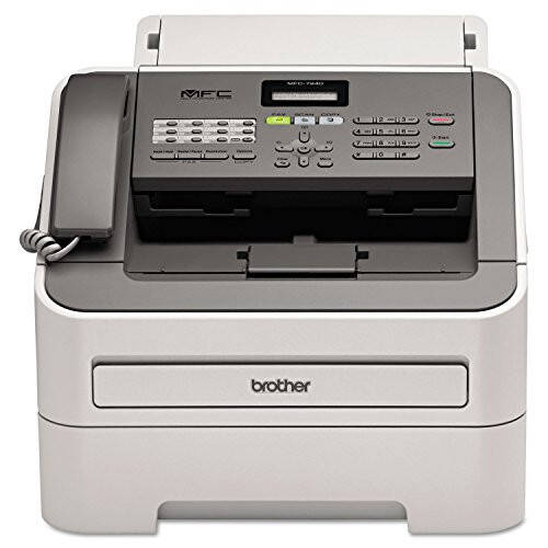 Brother Printer MFC7240 Monochrome Printer with Scanner, Copier and Fax, Grey, 12.2