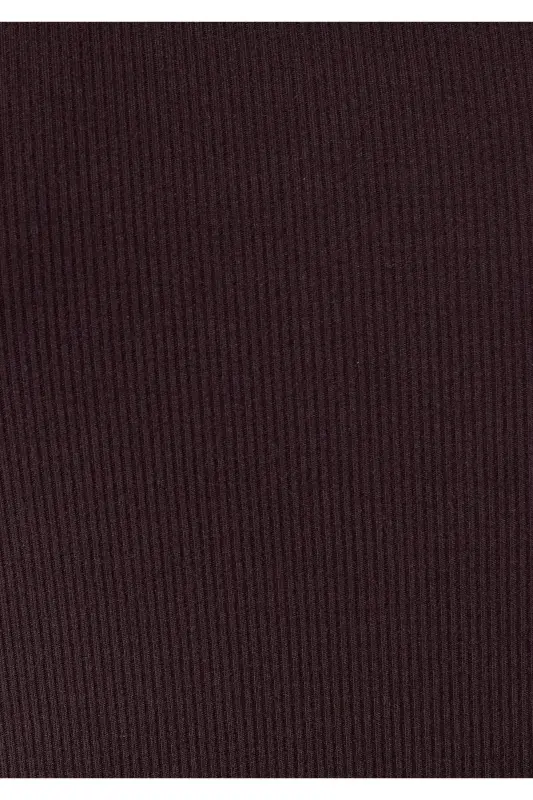 Brown Basic T-Shirt Slim Fit / Slim Fit 1612904-90704 - Brown - 7