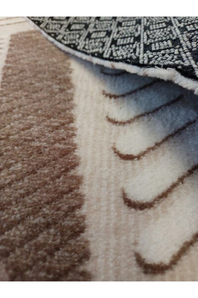 Brown Classic Washable Non-Slip Four Seasons Living Room, Bathroom, Balcony, Youth Room Cut Runner - 5