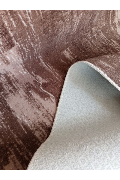Brown Dark Soft Washable Non-Slip Four Seasons Living Room Bathroom Balcony Teenager Room Cut Runner - 9