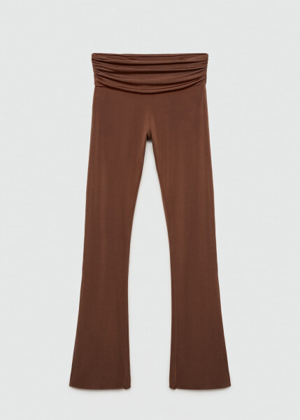 Brown drape trousers - 1