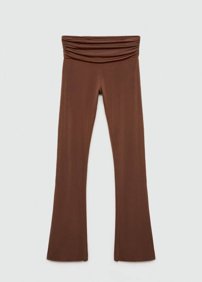 Brown drape trousers - 1