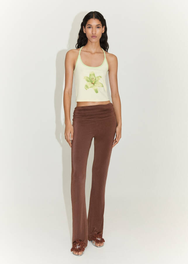 Brown drape trousers - 2