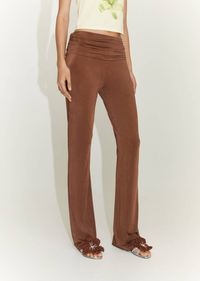 Brown drape trousers - 5