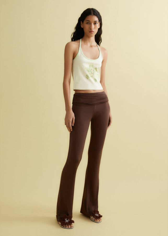 Brown drape trousers - 6