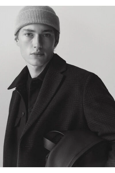 Brown men's coat - 3