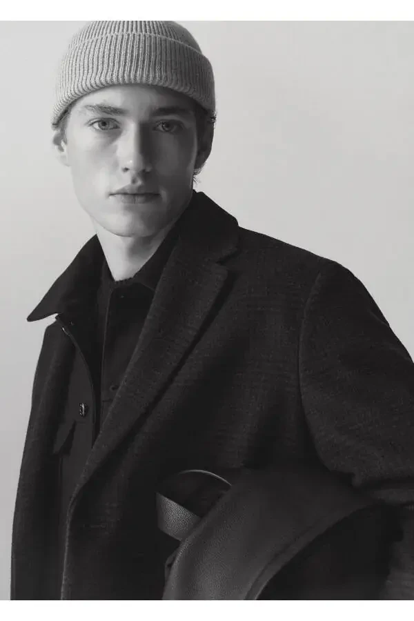 Brown men's coat - 3