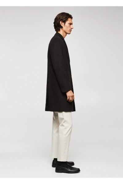 Brown men's coat - 4