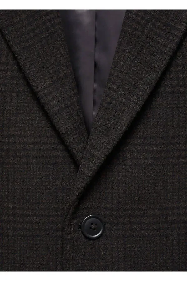 Brown men's coat - 7