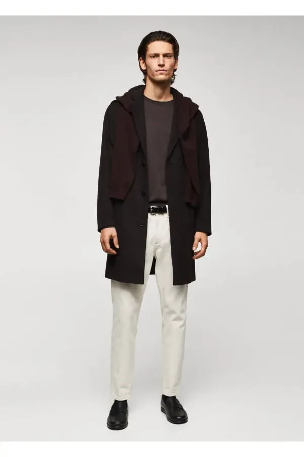 Brown men's coat - 9