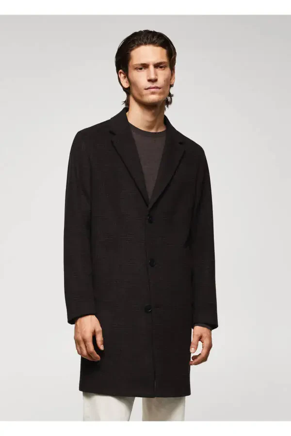 Brown men's coat - 10
