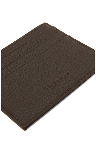 Brown Men's Leather Wallet - 4