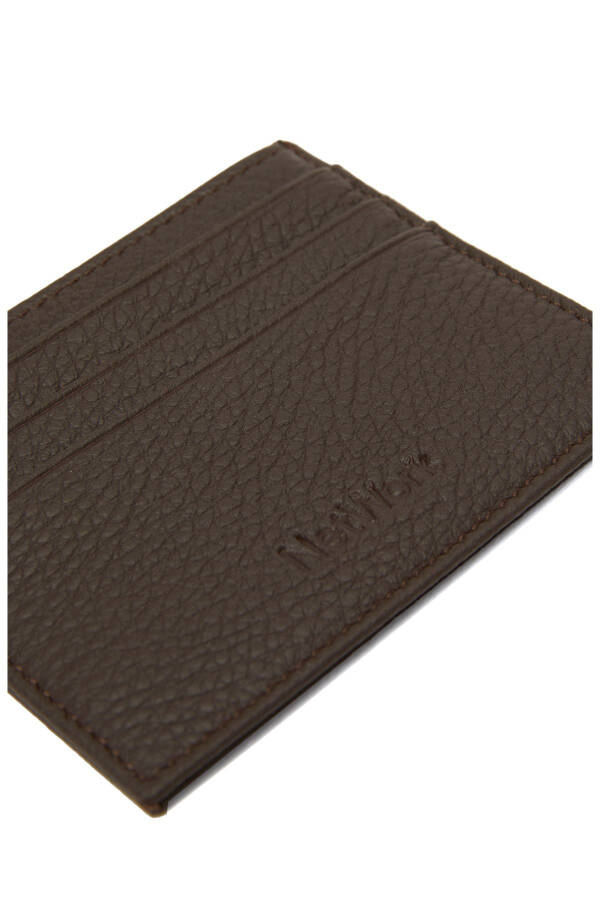 Brown Men's Leather Wallet - 4