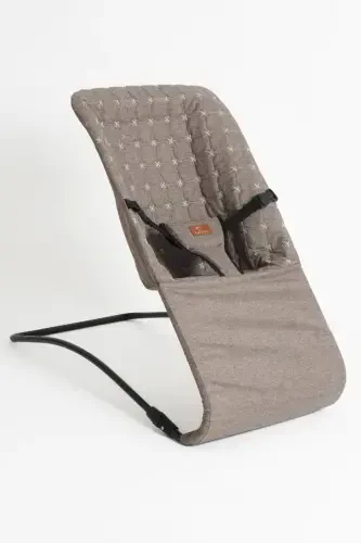 Brown Mother's Lap & High Chair 2 in 1-Brown - 1