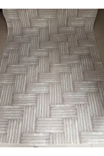 Brown Non-Slip Runner Rug - Washable Four Seasons Carpet | Living Room, Bathroom, Balcony, Teen Room-GRAY & brown - 1