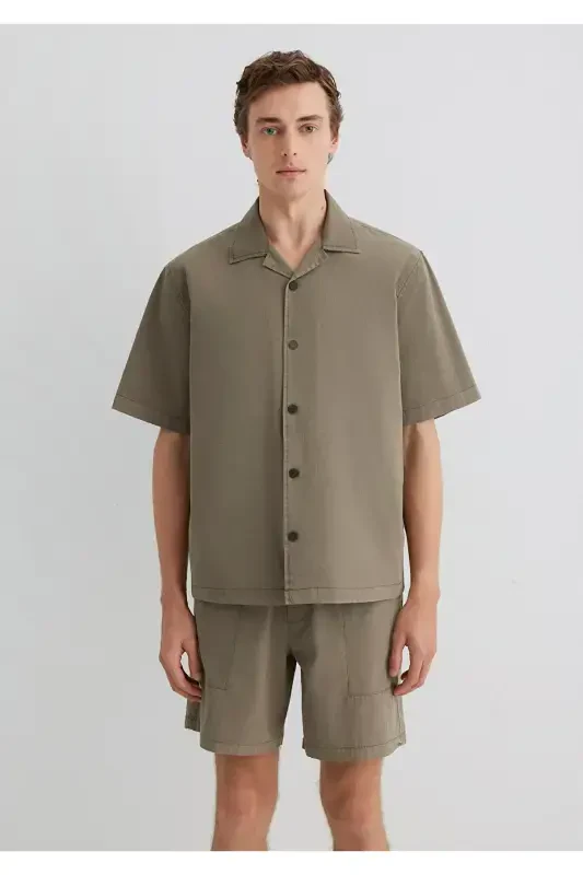 Brown Shirt Loose Fit / Relaxed Fit 0211 - 3