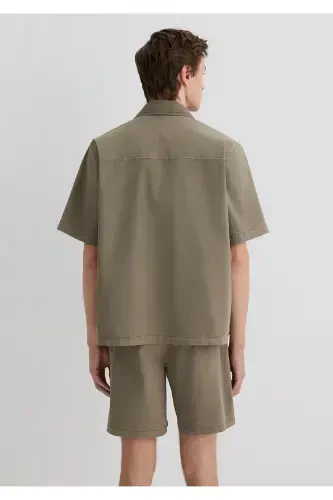 Brown Shirt Loose Fit / Relaxed Fit 0211 - 4