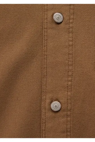 Brown Shirt Regular Fit / Normal Cut 02112 - 6