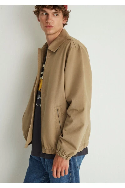 Brown Slim Fit Jacket - 3