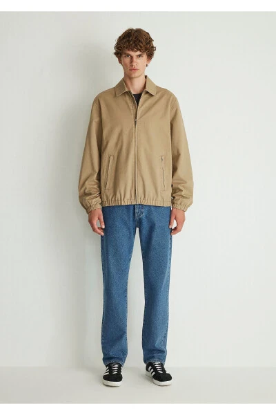 Brown Slim Fit Jacket - 4