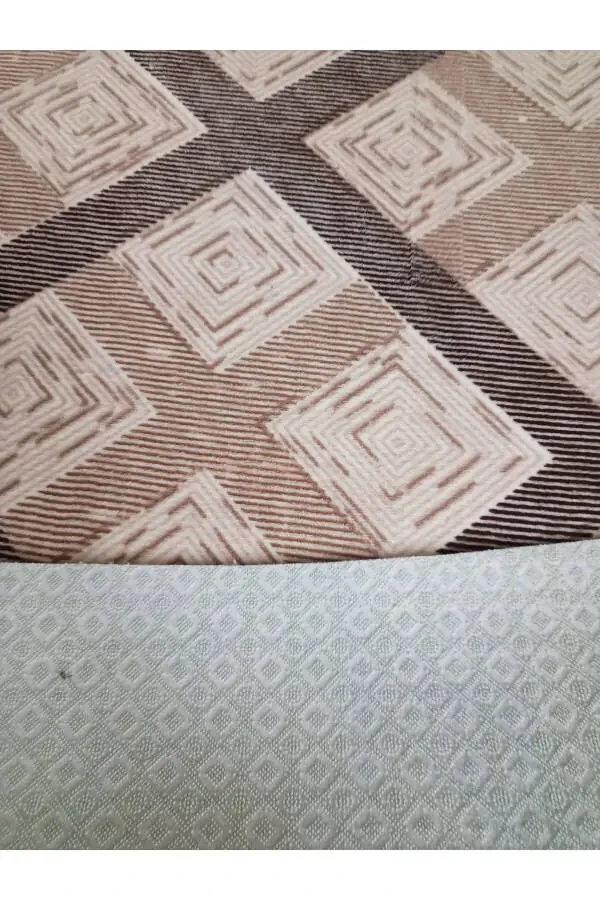 Brown Soft Washable Non-Slip Four Seasons Living Room, Bathroom, Balcony, Youth Room Cut Runner - 3