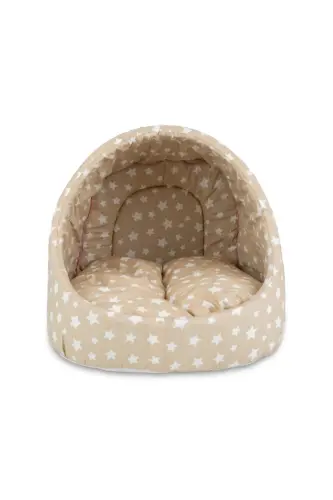 Brown Star Cat Cave House Nest - 3