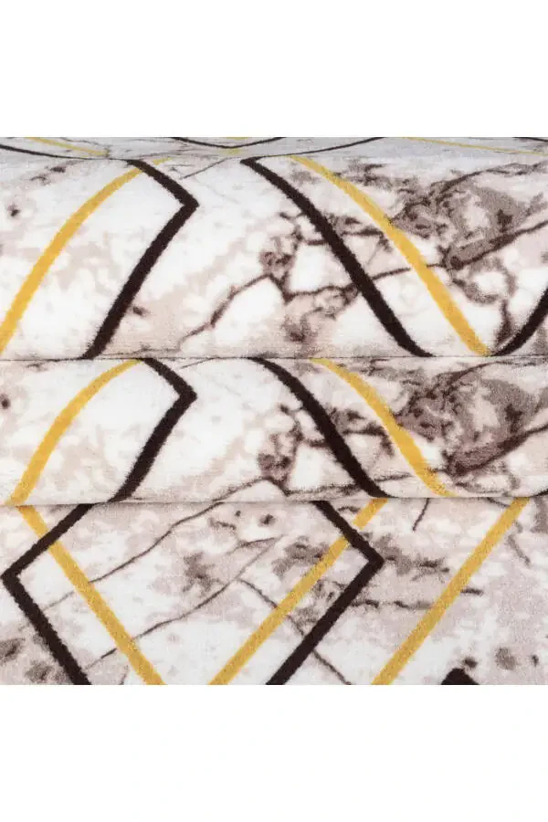 Brown Stylish Soft Washable Non-Slip Four Seasons Living Room Bathroom Balcony Youth Room Cut Corridor - 4