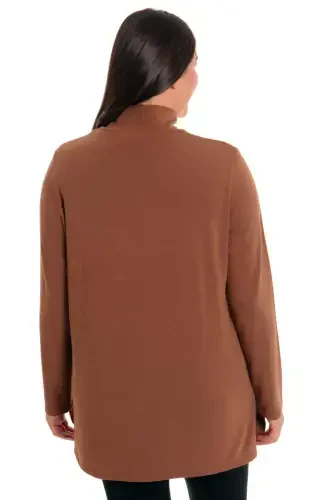 Brown Turtleneck Sweater - 6