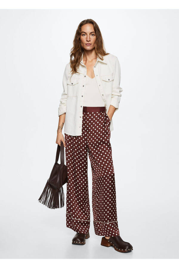 Brown Women's Pants 37082880 - 5