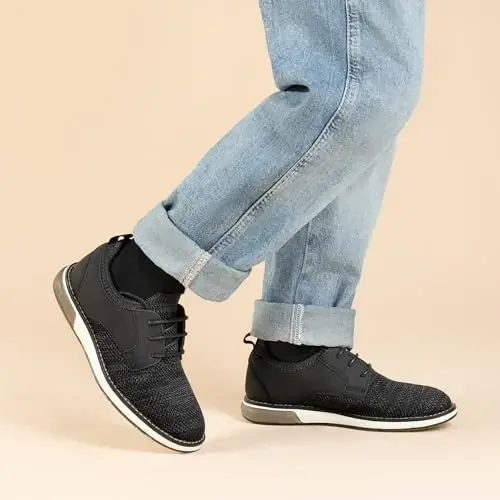 Bruno Marc Boy's Casual Dress Oxford Comfort Uniform Formal Sneaker Shoes - 1