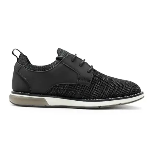 Bruno Marc Boy's Mesh Casual Dress Oxford Breathable Uniform Shoes - 3