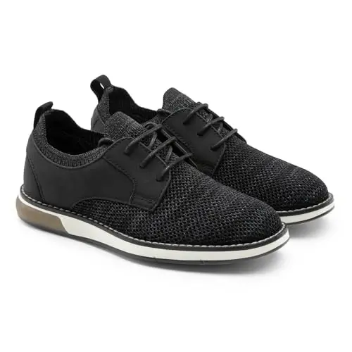 Bruno Marc Boy's Mesh Casual Dress Oxford Breathable Uniform Shoes - 4