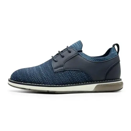 Bruno Marc Boy's Mesh Casual Dress Oxford Breathable Uniform Shoes - MODAZONE (1)