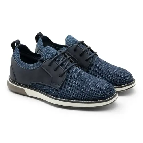 Bruno Marc Boy's Mesh Casual Dress Oxford Breathable Uniform Shoes - 4